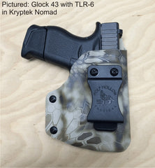 tlr6 holster. Glock 43 with TLR-6 light laser holster