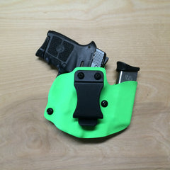 S&W Bodyguard in Wolf Pack AIWB in zombie green Kydex