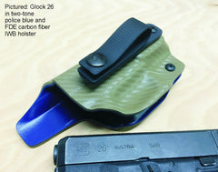 Two tone  Kydex holsters.