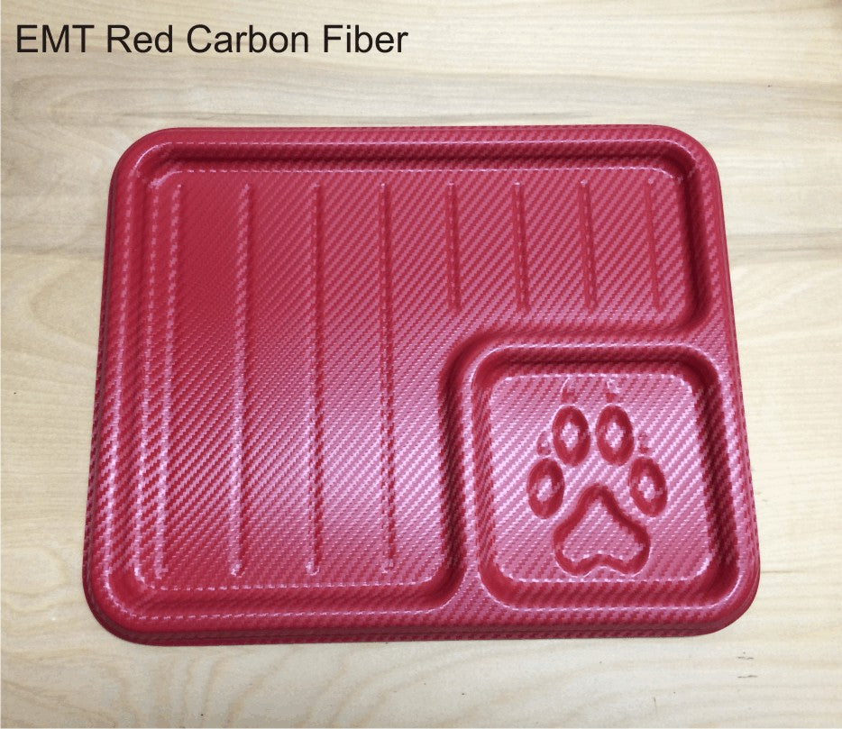 EMT Red Carbon Fiber EDC Tray