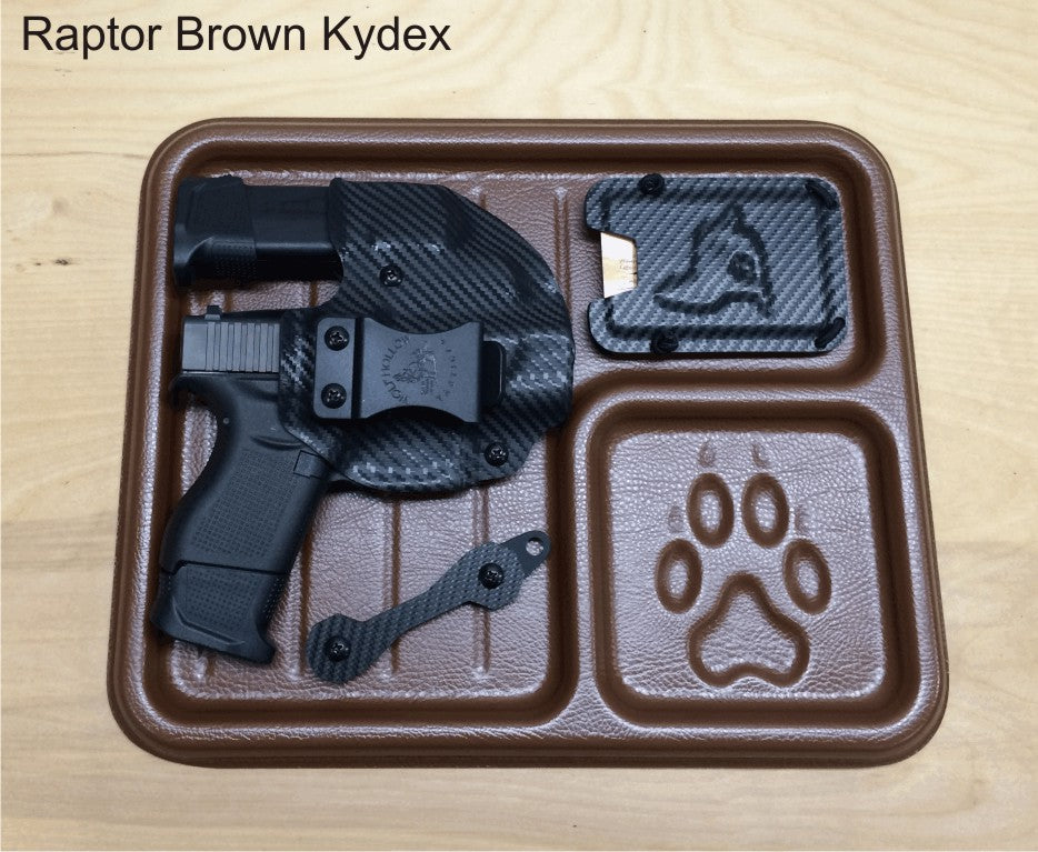 Raptor brown EDC tray