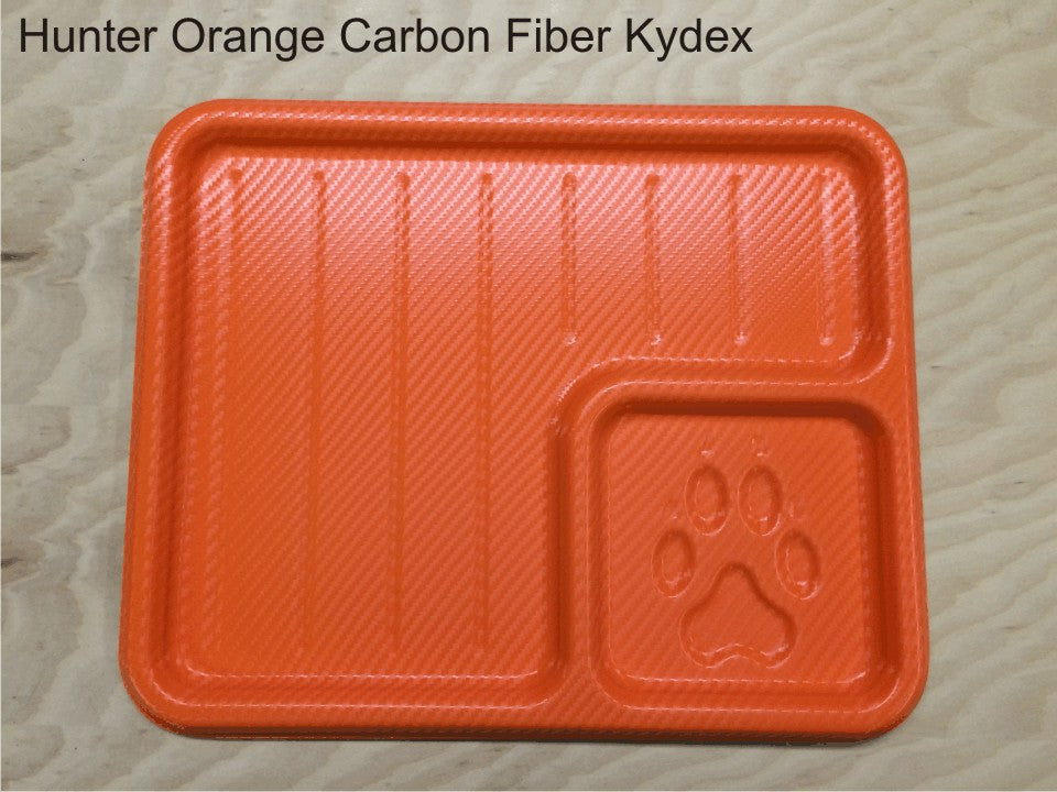 hunter orange dump tray