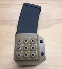 AR 15 Magazine Holder in FDE Carbon Fiber
