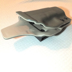 Glock 19 OWB two tone holster in FDE and OD green