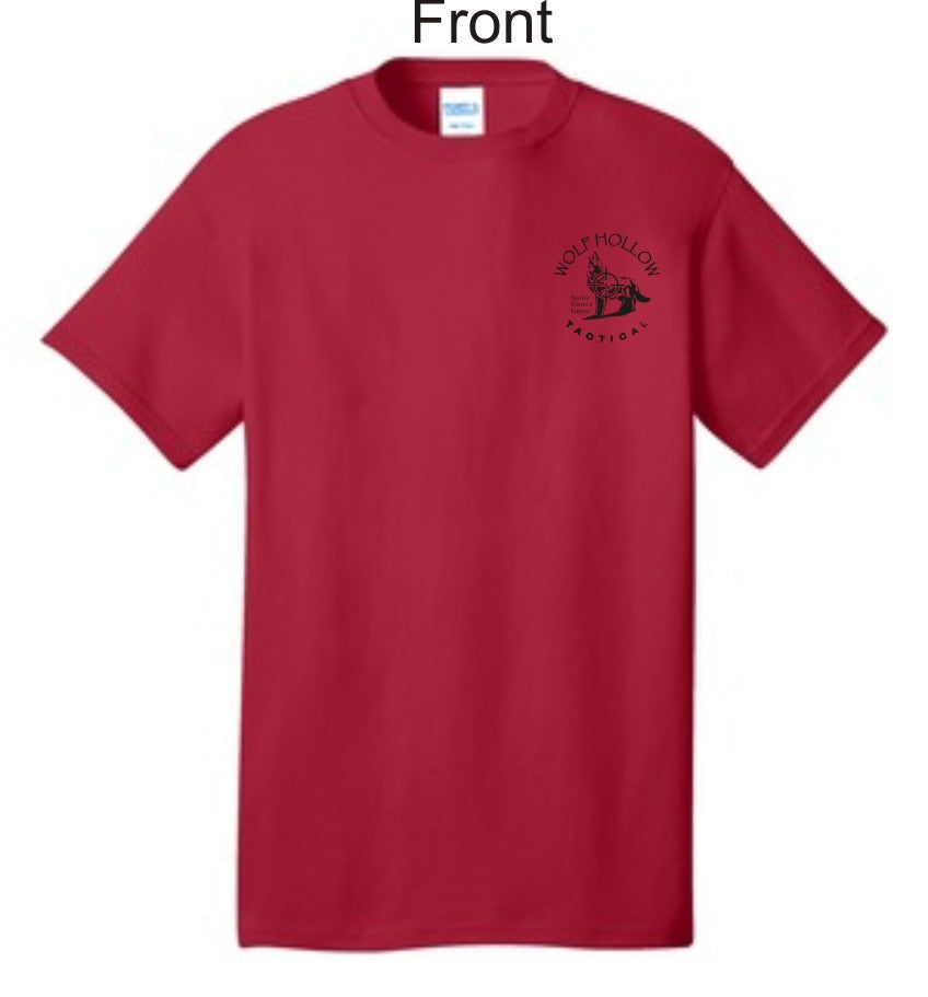 Red Odins Wolves front shirt