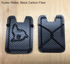 black carbon fiber kydex wallet