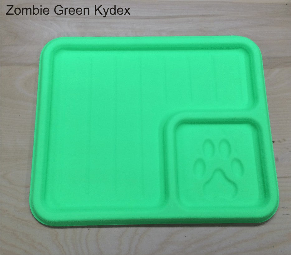 Zombie green EDC dump tray